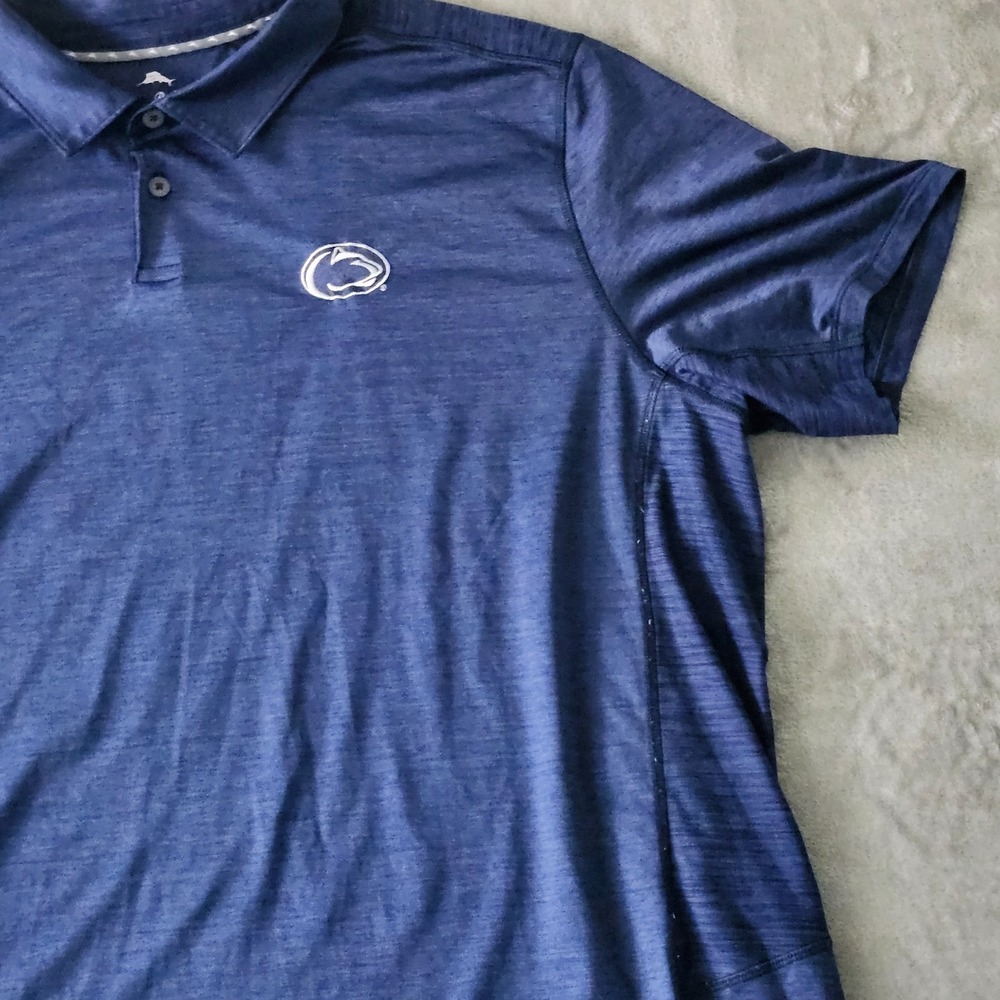 Tommy Bahama Polo Shirt Mens 3XL Blue IslandZone Performance Golf Big & Tall - Picture 3 of 12